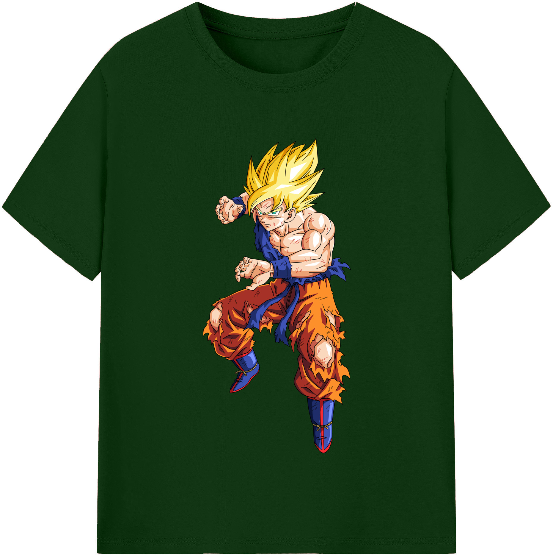 （画像用） ドラゴンボール 孫悟空（そん ごくう）Son Goku カカロット DRAGON BALL Kakarotto 綿100％半袖Tシャツ（フロントプリント）